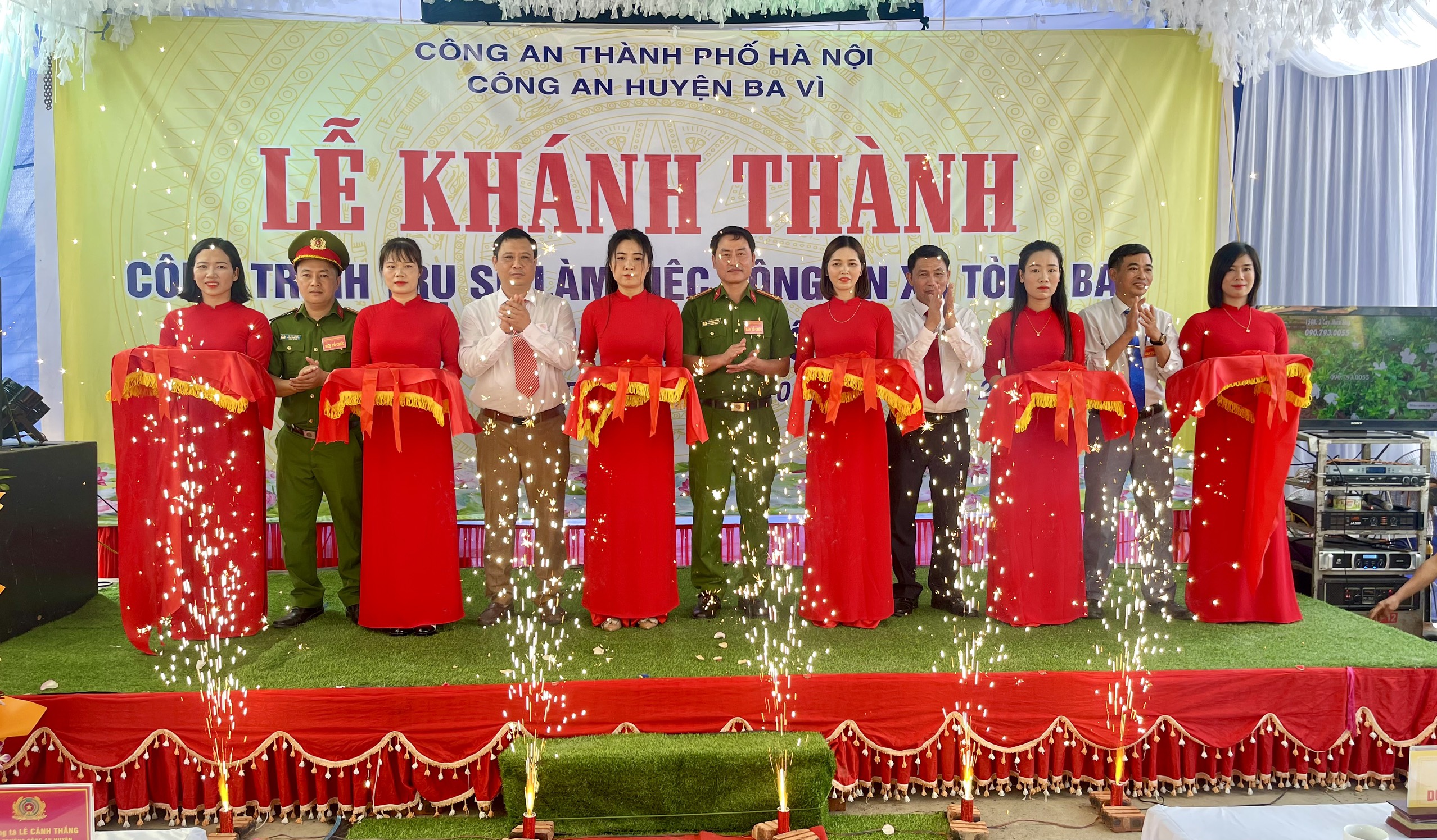 Khánh thành trụ sở Công an xã Tòng Bạt